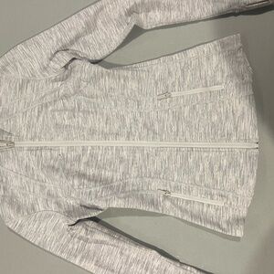 lululemon athletica Light Gray Zip-Up Utility Jacket